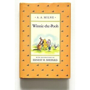 Winnie-the-Pooh by A.A. Milne Illustrated by Shepard Children's Book HC DJ 1988